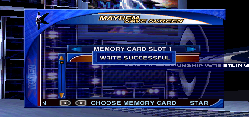 WCW Mayhem background